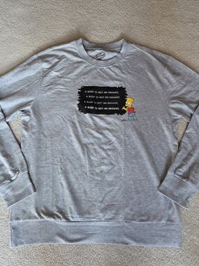 The Simpsons Bart Crewneck Long Sleeve - XL